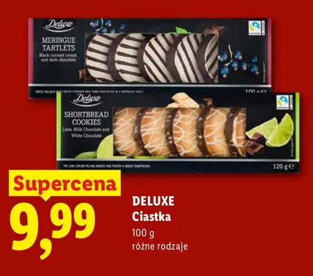 Ciastka Deluxe promocja w Lidl