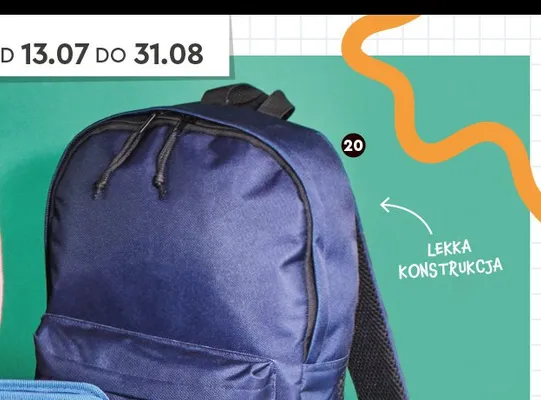 Plecak 14 l promocja w Biedronka