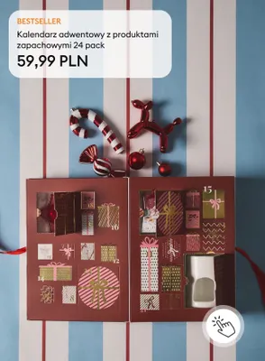 Kalendarz adwentowy z produktami zapachowymi 24-pak promocja w Sinsay
