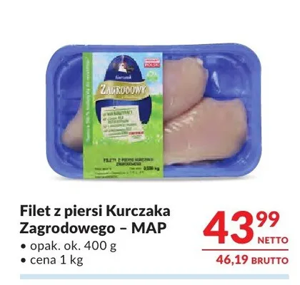 Filet z piersi kurczaka Zagrodowy promocja w Makro