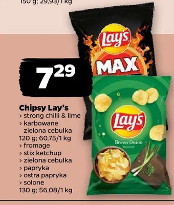 Chipsy strong chilli & lime promocja w Netto