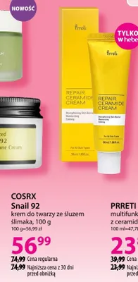 Krem Snail 92 ze śluzem ślimaka promocja w Hebe