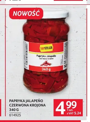 Papryka Jalapeño czerwona krojona Topseller promocja w Selgros