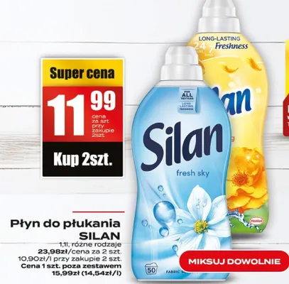 Płyn do płukania Silan promocja w Supeco