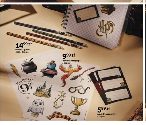 Ołówki z gumką Harry Potter 4-pak promocja w Empik