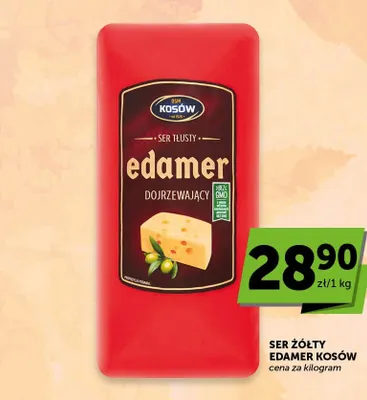 Ser żółty Edamer Kosów promocja w Euro Sklep