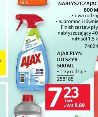 Płyn do szyb Ajax promocja w Selgros