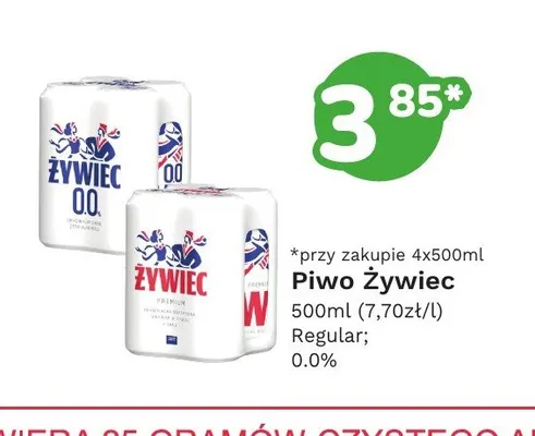 Piwo Żywiec Regular promocja w Limonka