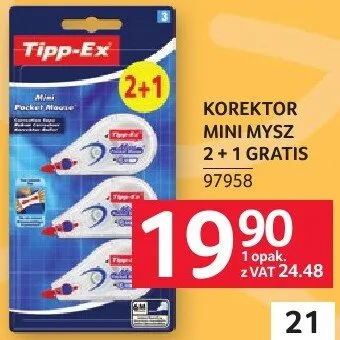 Korektor Tipp-Ex w płynie 2+1 gratis promocja w Selgros