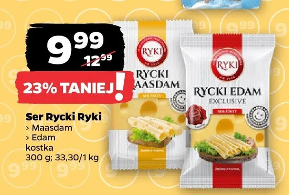Ser Rycki Ryki Maasdam promocja w Netto