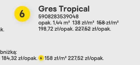 Gres Tropical 120x60 cm promocja w Castorama