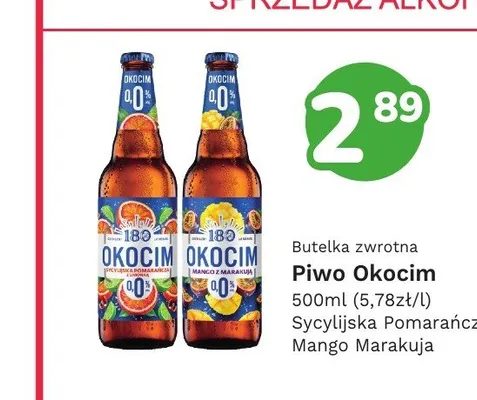 Piwo bezalkoholowe Okocim Mango Marakuja promocja w Limonka
