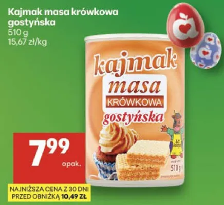 Masa krówkowa gostyńska promocja w Delikatesy Centrum