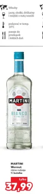 Wermut Martini Bianco promocja w Kaufland