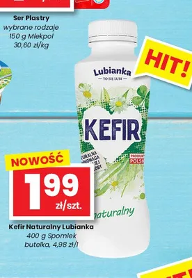 Kefir Naturalny Lubianka Spomlek promocja w emma MARKET