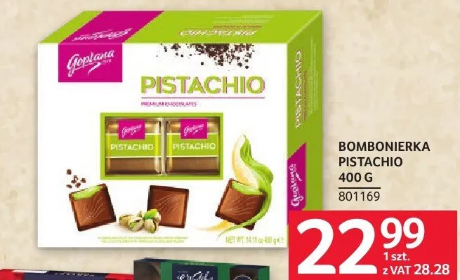 Bombonierka Pistachio 400g promocja w Selgros