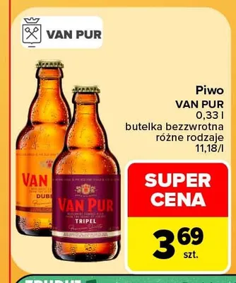 Piwo Van Pur Tripel promocja w Carrefour