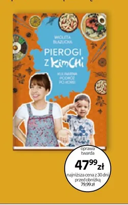 Książka Pierogi z kimchi Kulinarna podróż po Korei Wioleta Błazucka promocja w Empik