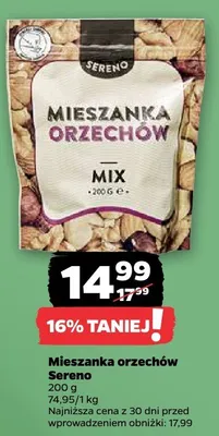Mieszanka orzechów promocja w Netto