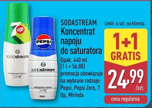 Koncentrat napoju do saturatora promocja w Aldi