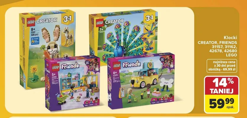 Klocki LEGO Friends 42678 promocja w Carrefour