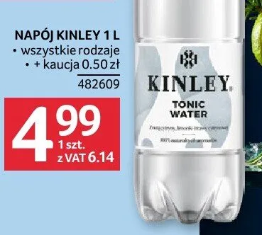 Napój Kinley 1l promocja w Selgros