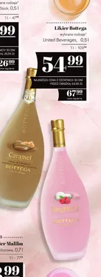 Likier Bottega wybrane rodzaje promocja w POLOmarket