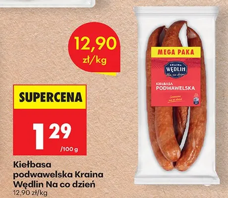 Kiełbasa podwawelska na co dzień promocja w Biedronka