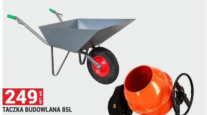 Taczka budowlana promocja w Merkury Market
