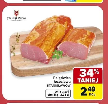 Polędwica łososiowa Stanisławów promocja w Carrefour Market