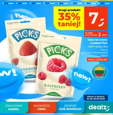 Owoce w polewie Picks promocja w Dealz