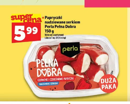 Papryczki nadziewane serkiem Perla Pełna Dobra promocja w TOPAZ