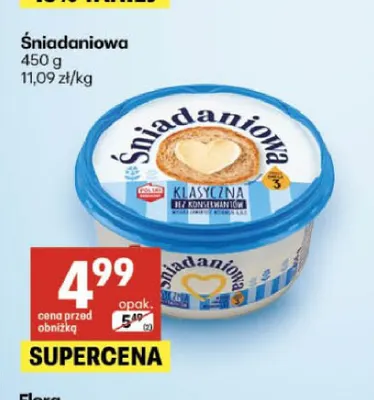 Margaryna Śniadaniowa promocja w Delikatesy Centrum