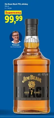 Whiskey Jim Beam Black 7YO promocja w Lidl
