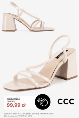 Sandały Nine West promocja w CCC