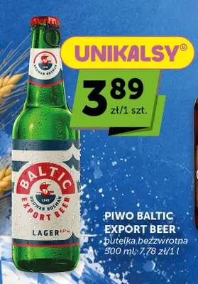 Piwo Baltic Export Beer promocja w Groszek