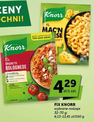 Fix Knorr Spaghetti Bolognese promocja w Groszek