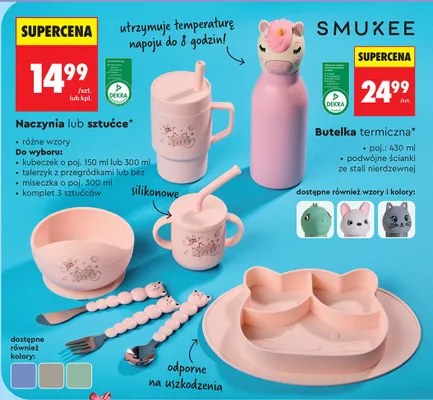 Naczynia lub sztućce promocja w Biedronka