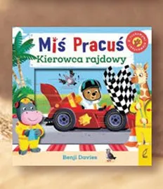 Książka Miś Pracuś Kierowca rajdowy promocja w Biedronka