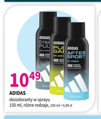 Dezodorant w sprayu Adidas promocja w Drogerie Polskie