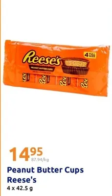 Ciasteczka Peanut Butter Cups 4x42,5 g Reese's promocja w Action