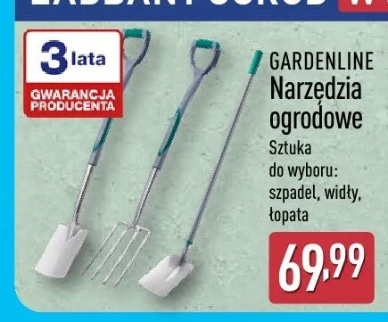 Narzędzia ogrodowe, różne rodzaje promocja w Aldi