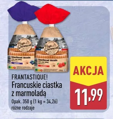 Francuskie ciastka z marmoladą Frantastique! promocja w Aldi