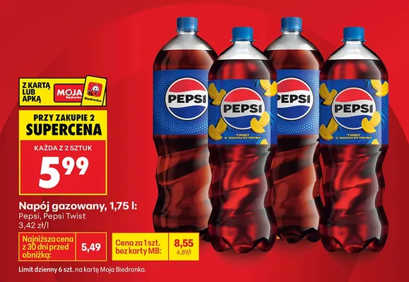 Napój promocja w Biedronka