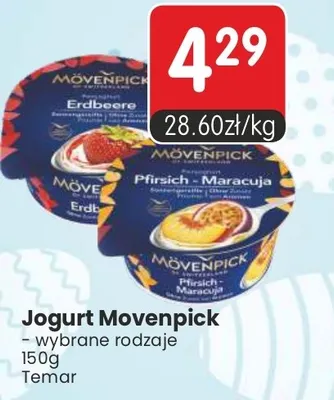 Jogurt Movenpick - wybrane rodzaje promocja w Market Point