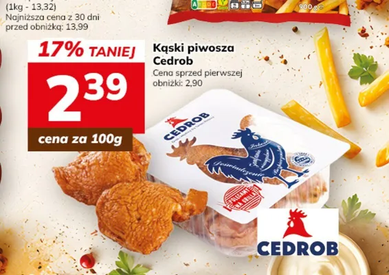Kąski piwosza Cedrob promocja w Hitpol