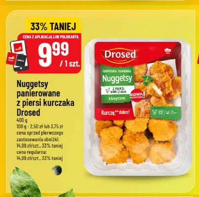 Nuggetsy panierowane z piersi kurczaka Drosed promocja w POLOmarket