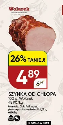 Szynka od chłopa Wolarek promocja w Chata Polska