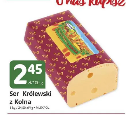 Ser Królewski z Kolna Mlekpol promocja w Marketvita