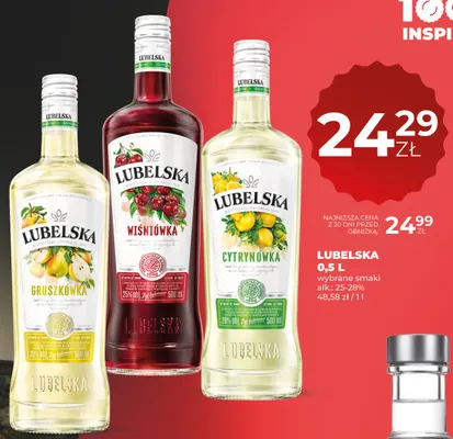 Likier Lubelska Gruszkówka promocja w Duży Ben
